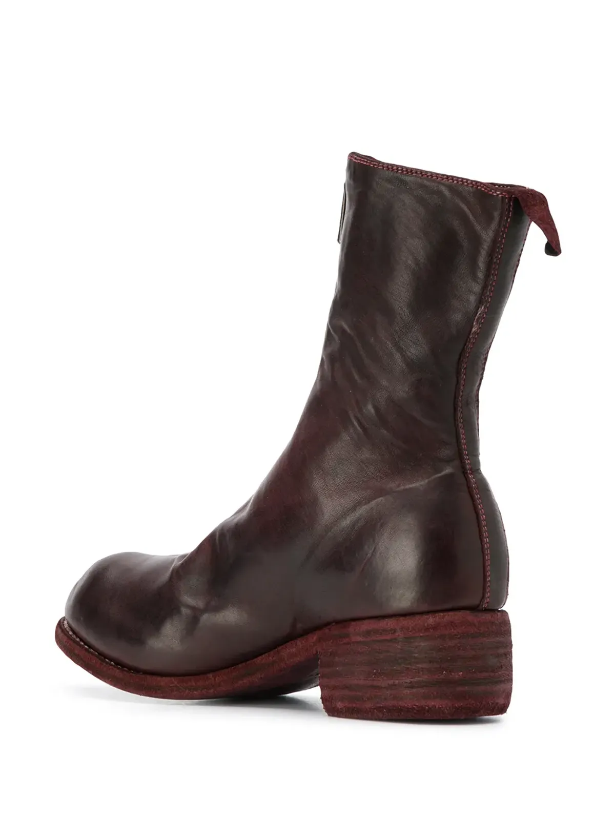 Guidi ジップフロント アンクルブーツ - 画像3