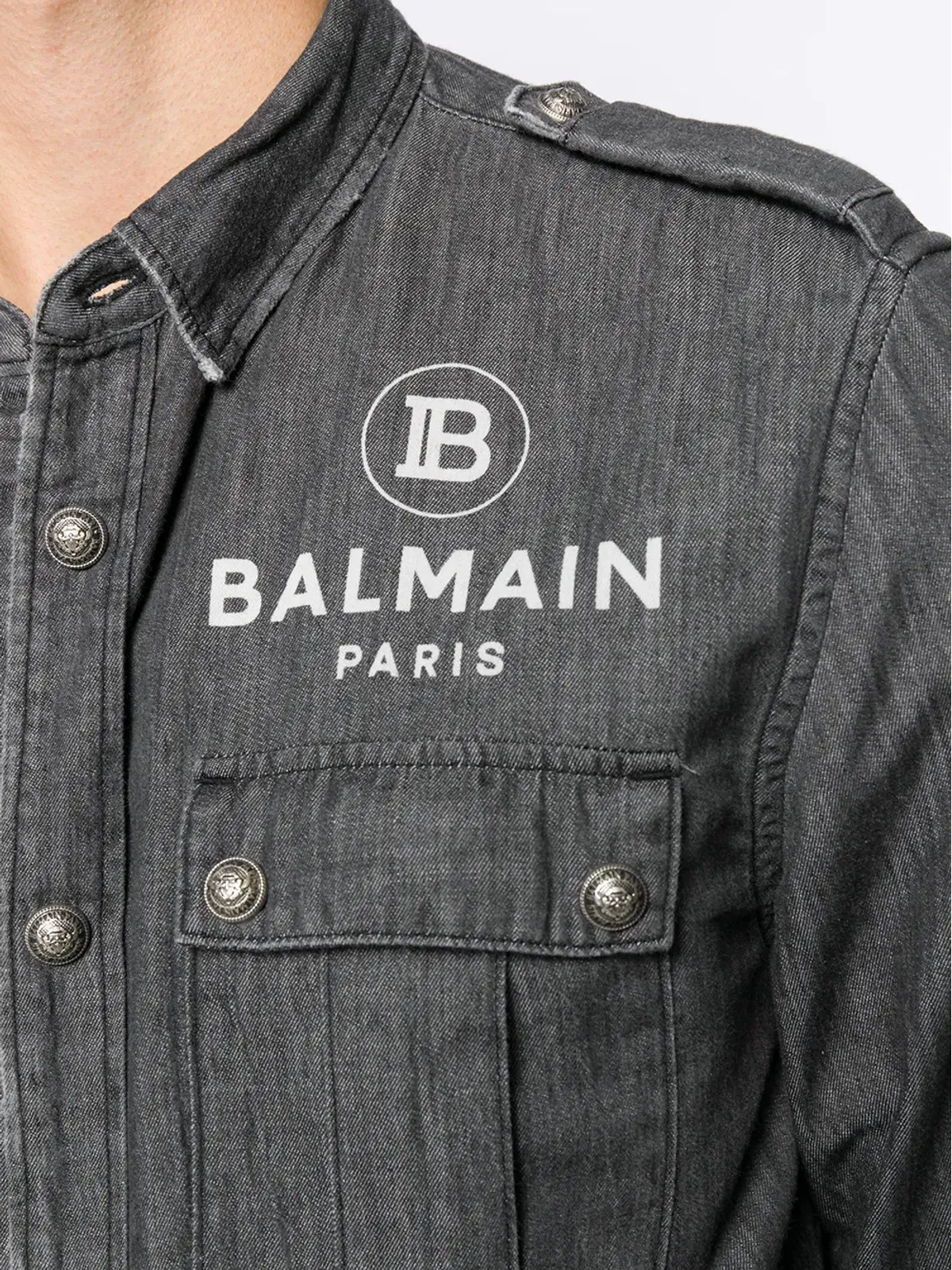 Balmain ロゴシャツ - 画像5