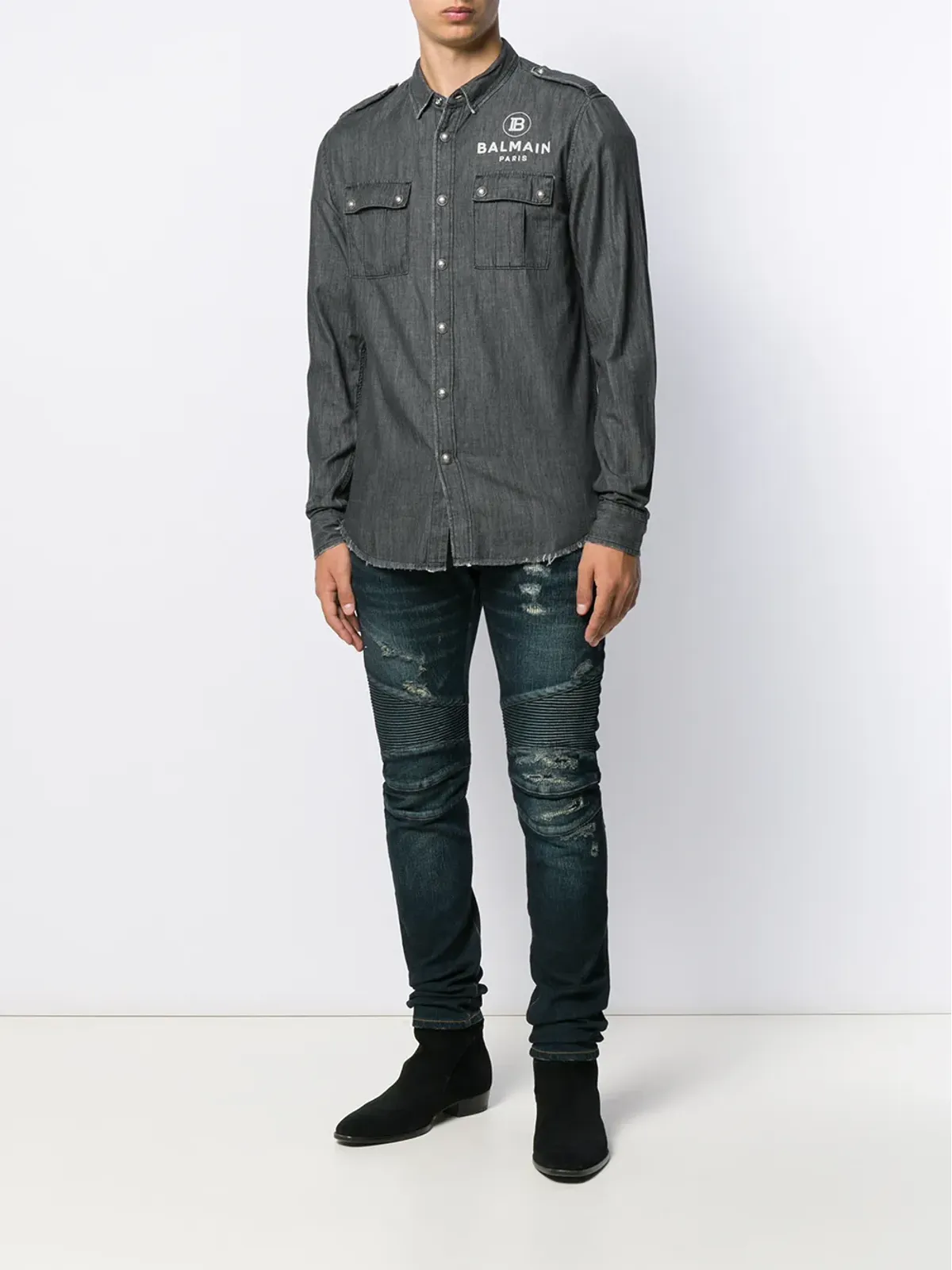 Balmain ロゴシャツ - 画像2