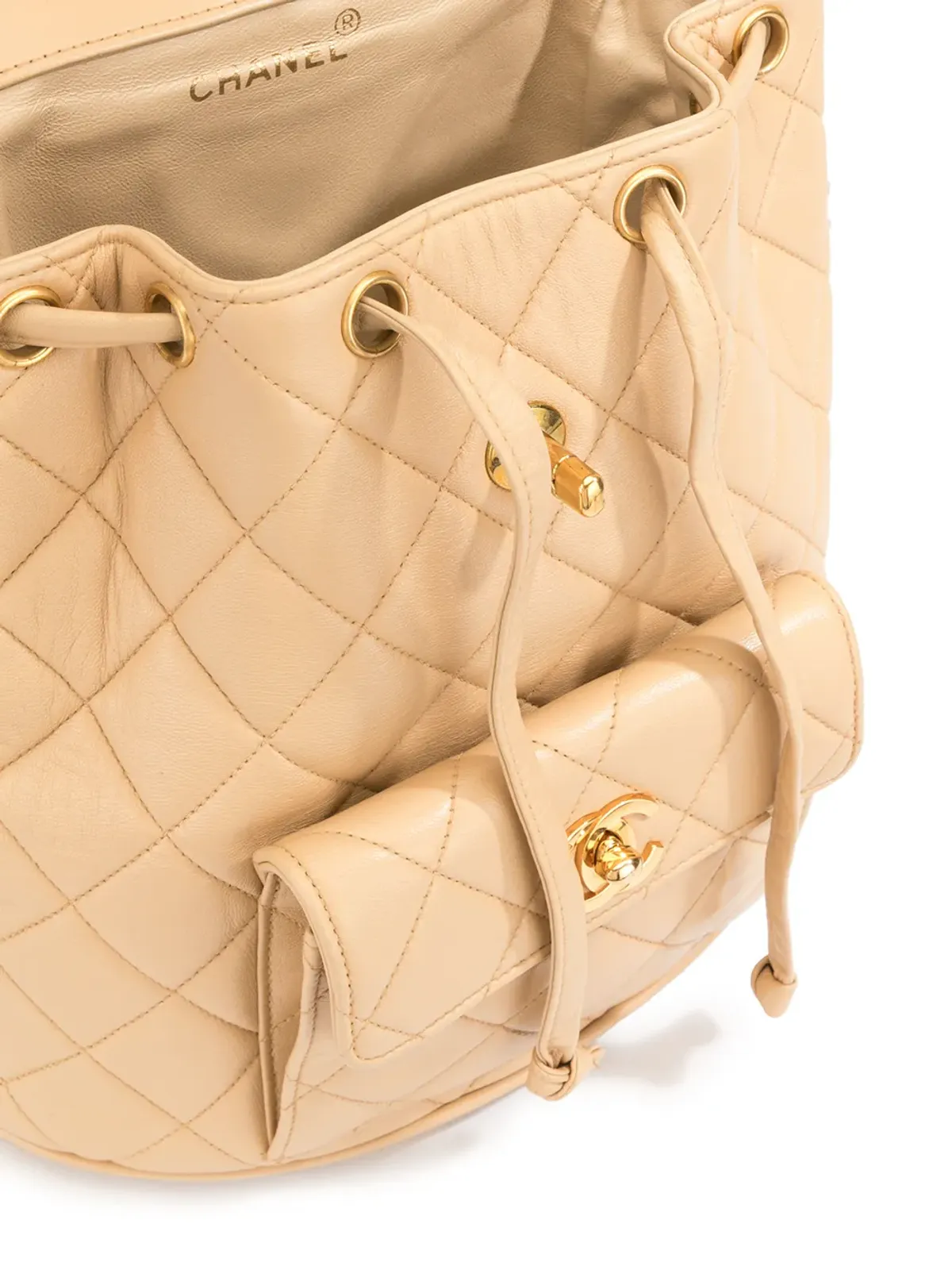 CHANEL Pre-Owned ダイヤモンドキルトチェーンバックパック - 画像5