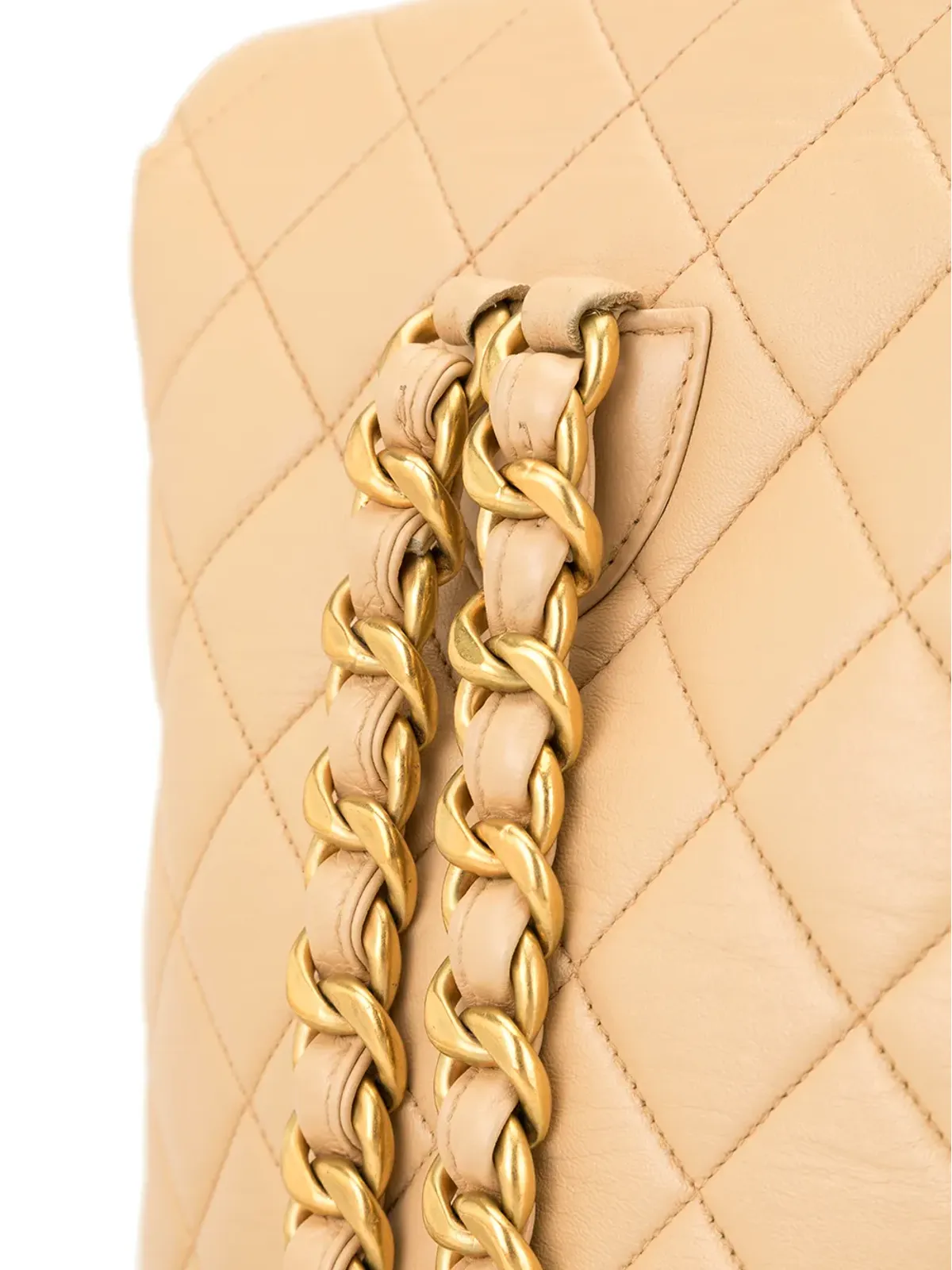 CHANEL Pre-Owned ダイヤモンドキルトチェーンバックパック - 画像4