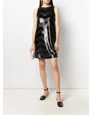 Emporio Armani アビト ノースリーブ エンベリッシュド ドレス - サムネイル2