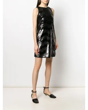 Emporio Armani アビト ノースリーブ エンベリッシュド ドレス - サムネイル3