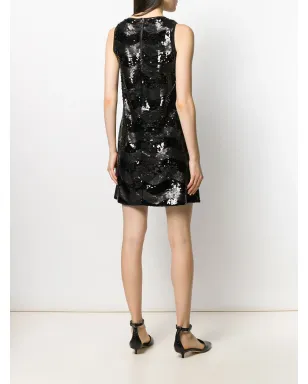 Emporio Armani アビト ノースリーブ エンベリッシュド ドレス - サムネイル4