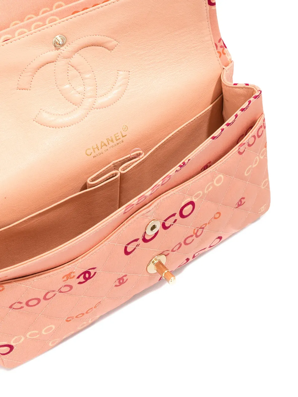 CHANEL Pre-Owned キルテッド CC ダブルフラップ チェーンショルダーバッグ - 画像5