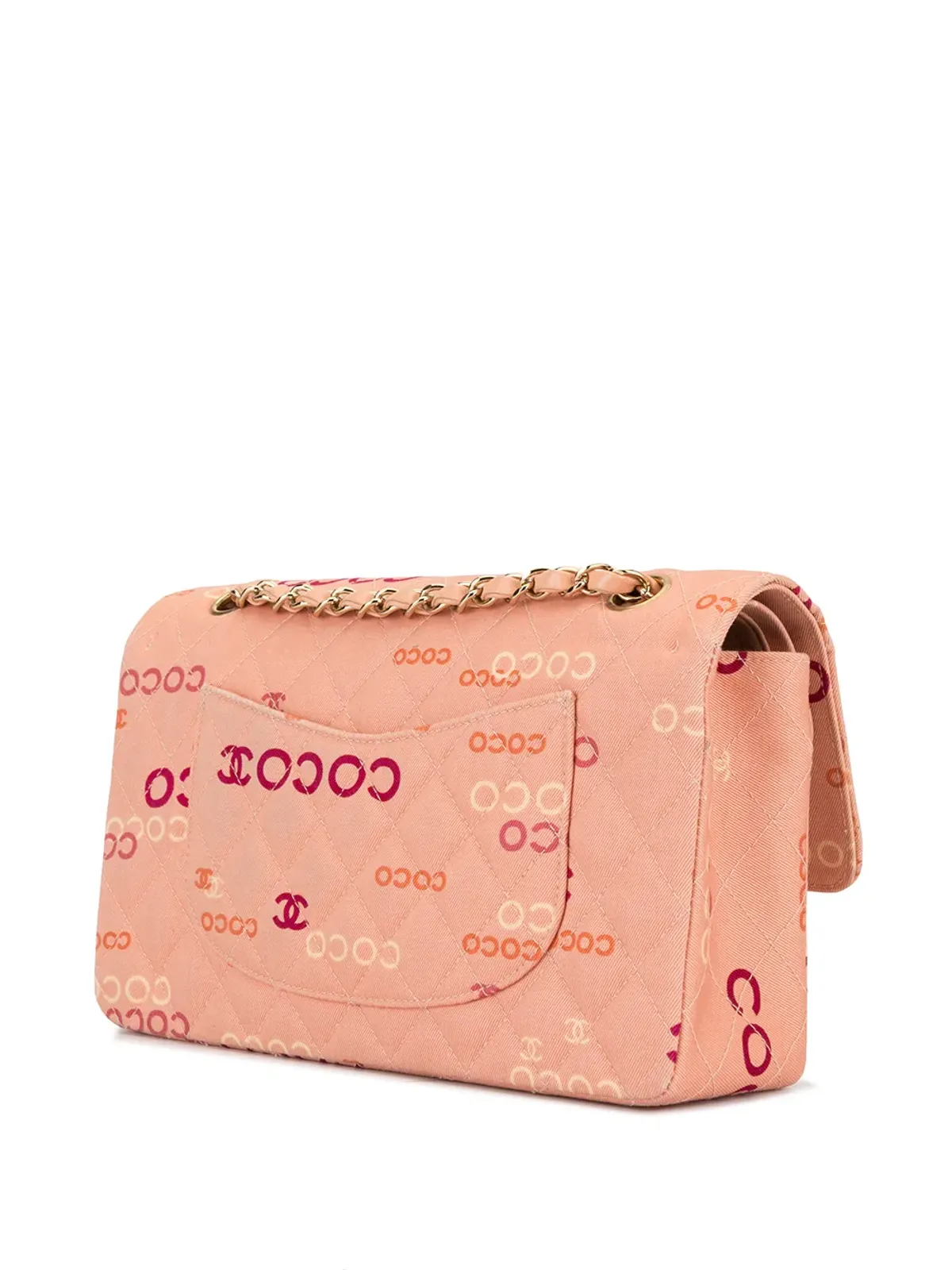 CHANEL Pre-Owned キルテッド CC ダブルフラップ チェーンショルダーバッグ - 画像3