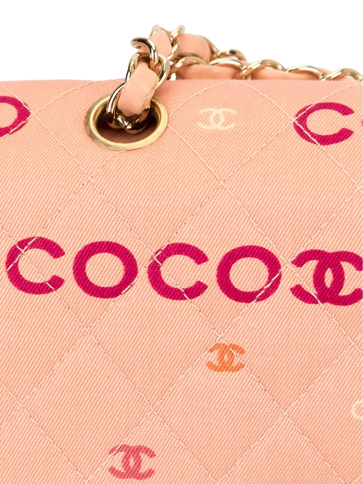 CHANEL Pre-Owned キルテッド CC ダブルフラップ チェーンショルダーバッグ - 画像4
