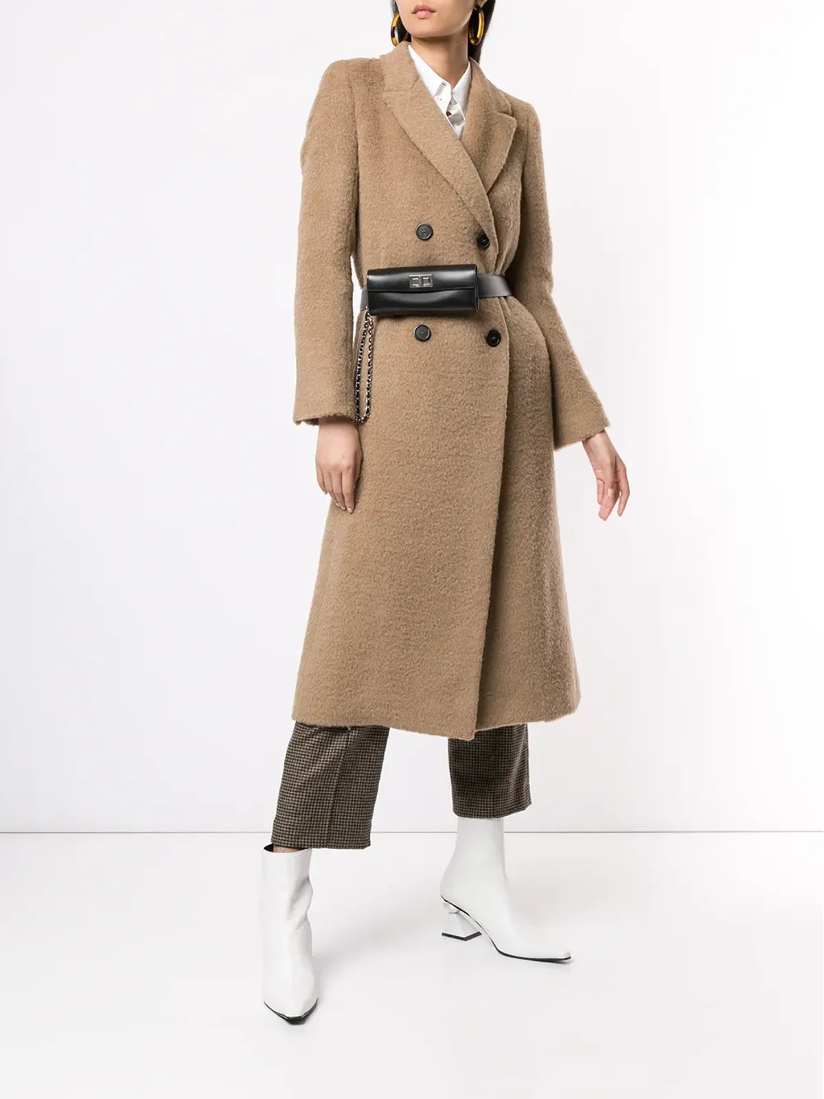 CHANEL ビンテージ 2.55 チェーン ウエスト バムバッグ - ブラック - 画像2