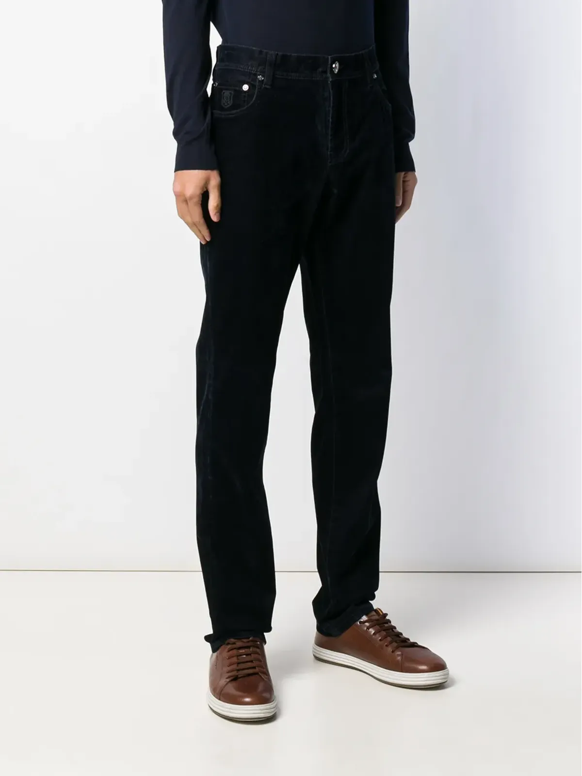 Corneliani ストレートジーンズ（ブルー） - 画像3