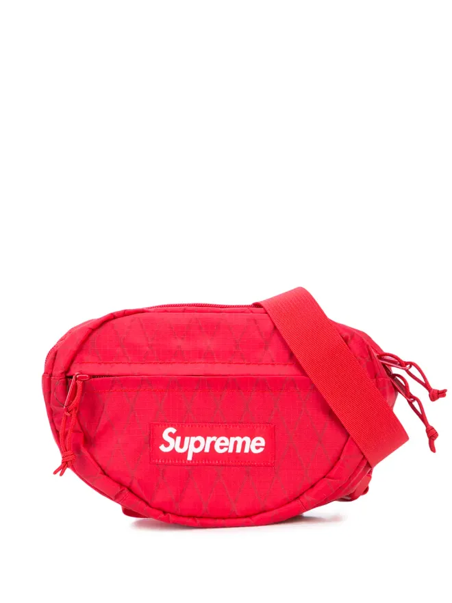 Supreme Supreme ロゴプリント ウエストバッグ - レッドの商品画像