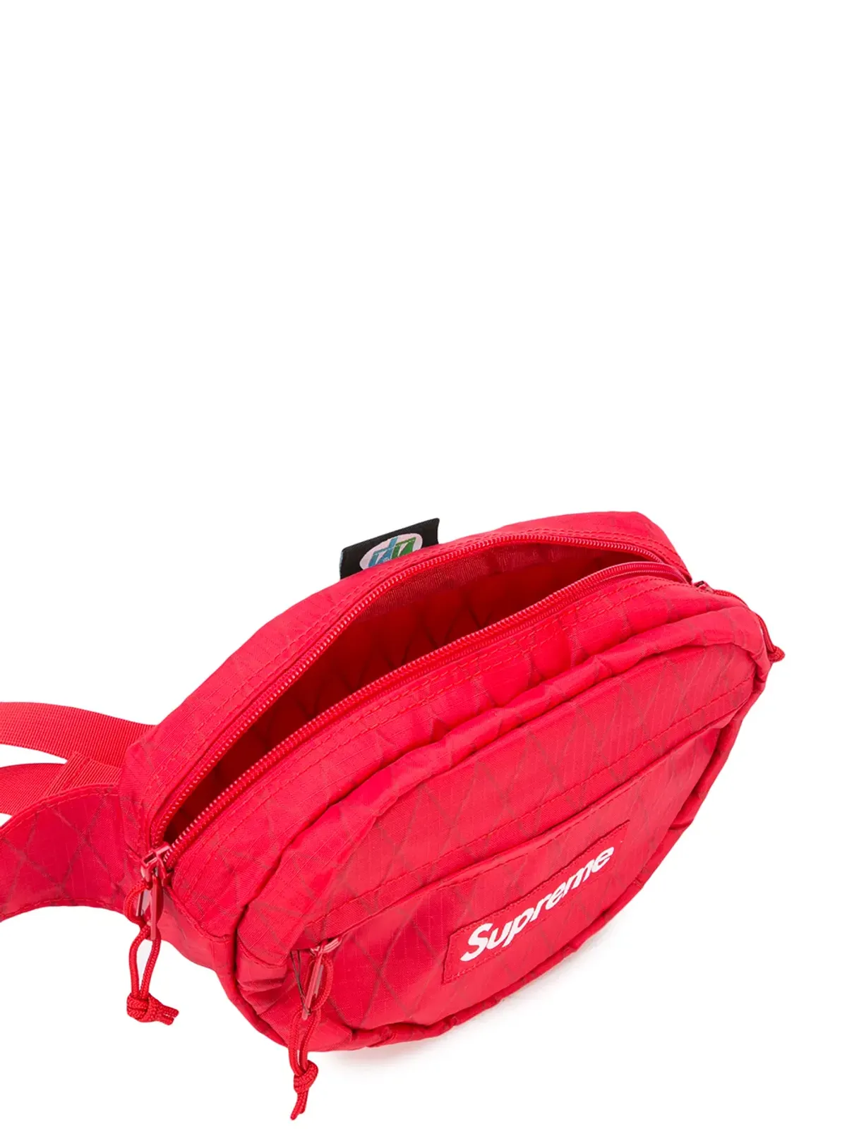 Supreme ロゴプリント ウエストバッグ - レッド - 画像5