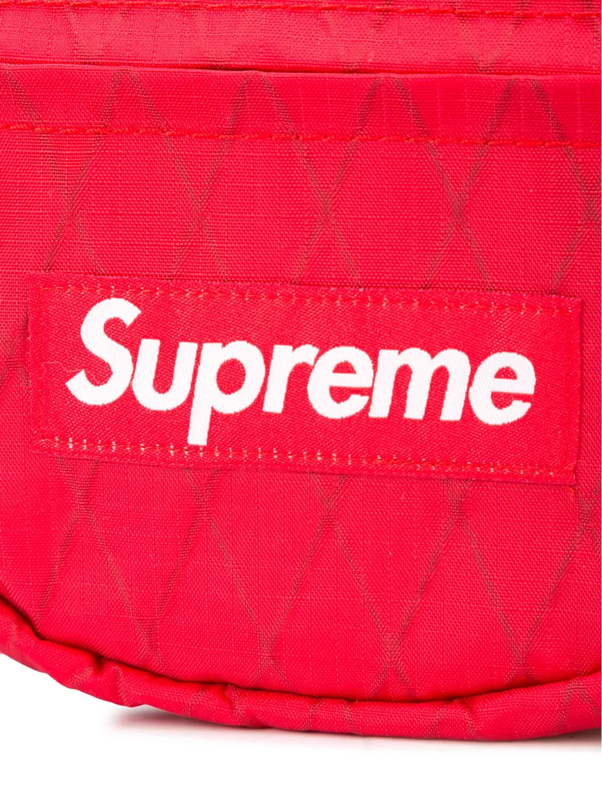 Supreme ロゴプリント ウエストバッグ - レッド - 画像4