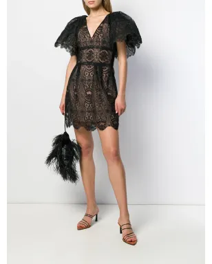 Alberta Ferretti ショートレースドレス - サムネイル2