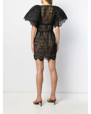 Alberta Ferretti ショートレースドレス - サムネイル4