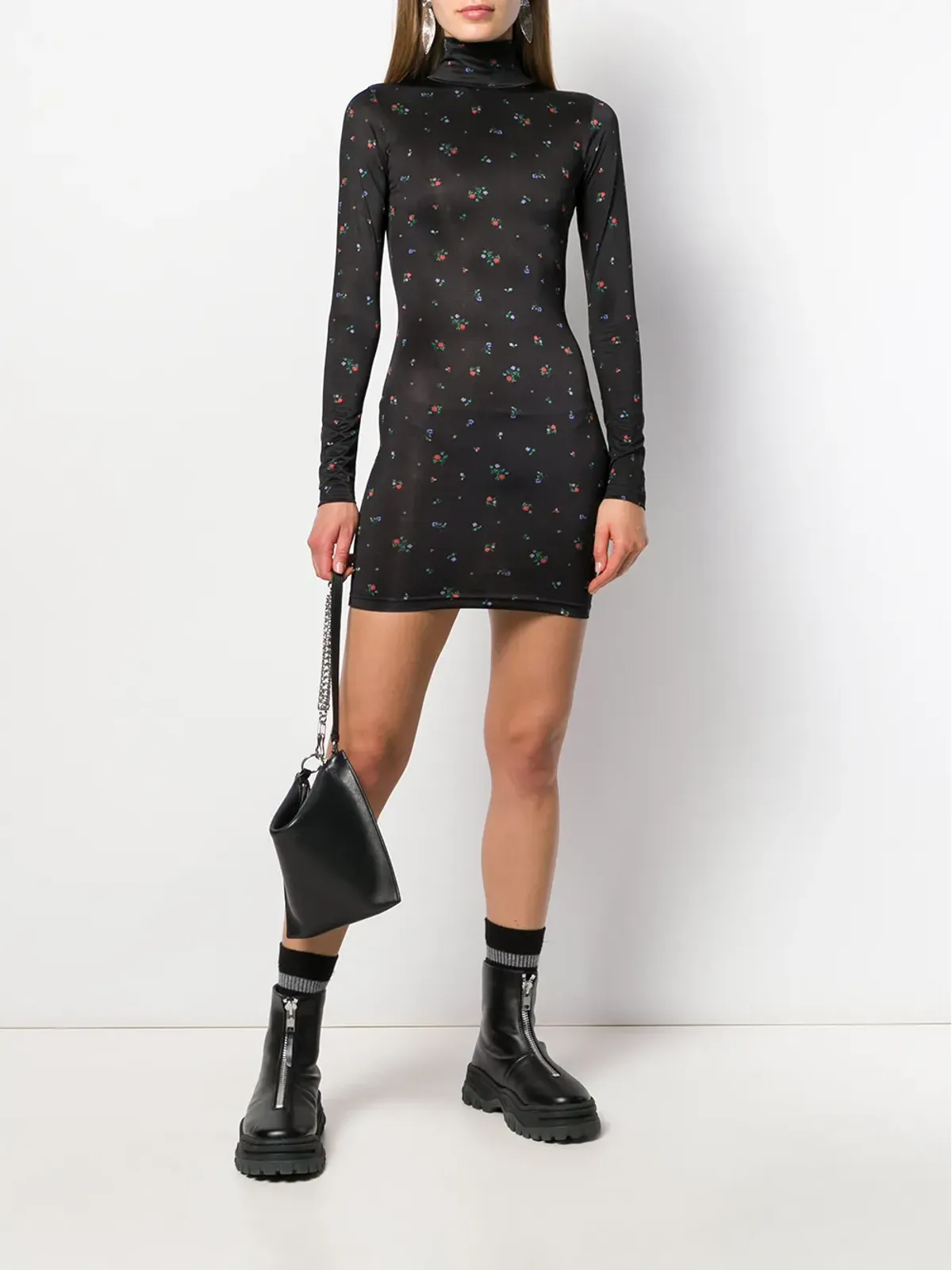 VETEMENTS ロールネック ボディコンドレス - 画像2