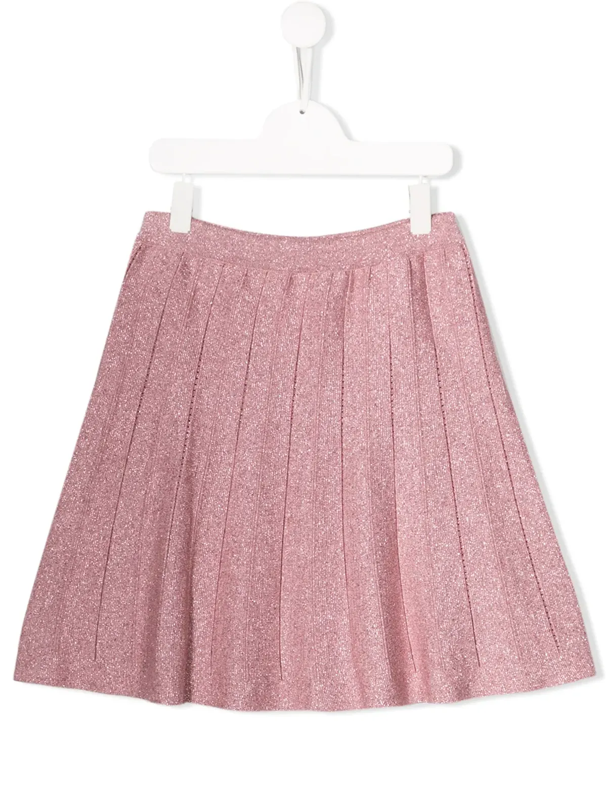 Alberta Ferretti Kids ティーン プリーツスカート ピンク - 画像1