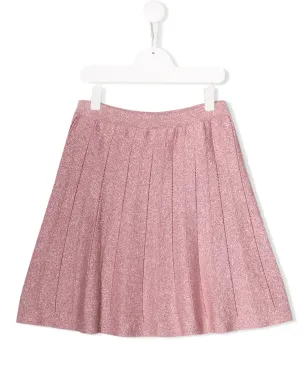 Alberta Ferretti Kids ティーン プリーツスカート ピンク - サムネイル1