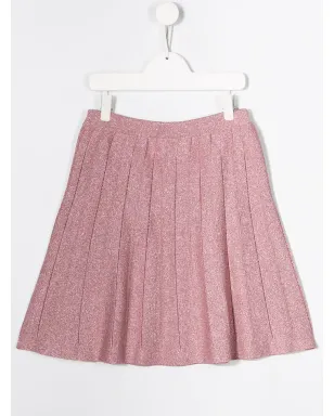 Alberta Ferretti Kids ティーン プリーツスカート ピンク - サムネイル2