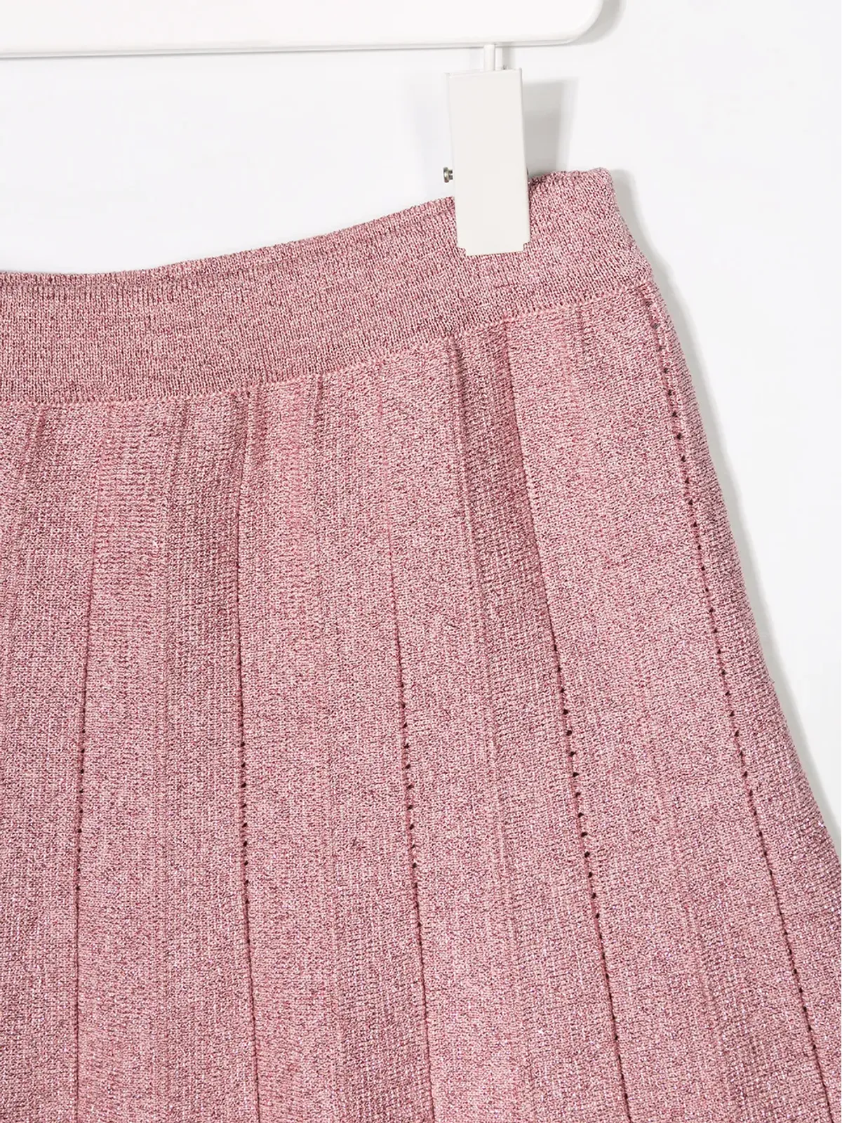 Alberta Ferretti Kids ティーン プリーツスカート ピンク - 画像3