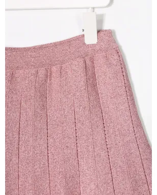 Alberta Ferretti Kids ティーン プリーツスカート ピンク - サムネイル3