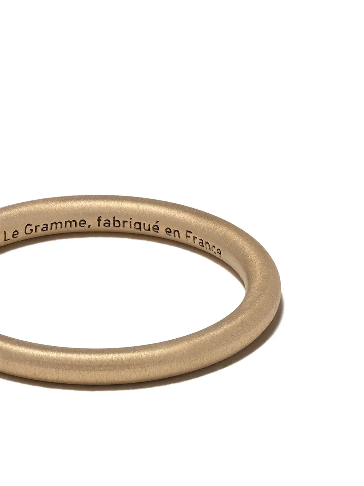 Le Gramme 18kt イエローゴールド ブラッシュド 3グラム バングルリング - 画像5