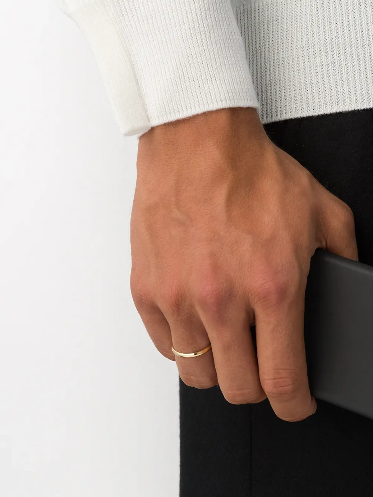 Le Gramme 18kt イエローゴールド Le 2 Grammes ハーフバングルリング - 画像2