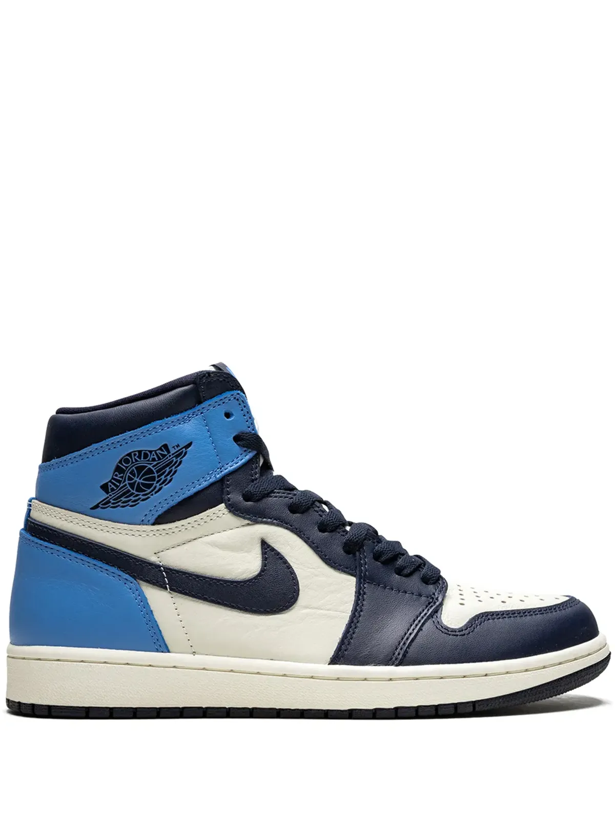 Jordan エア ジョーダン 1 レトロ ハイ OG スニーカー Obsidian/University Blue - 画像1