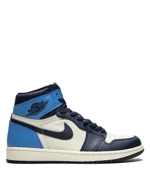 Jordan エア ジョーダン 1 レトロ ハイ OG スニーカー Obsidian/University Blue - サムネイル1