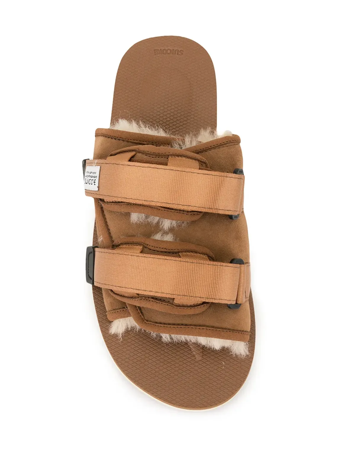 Suicoke フラット・タッチストラップサンダル - 画像4