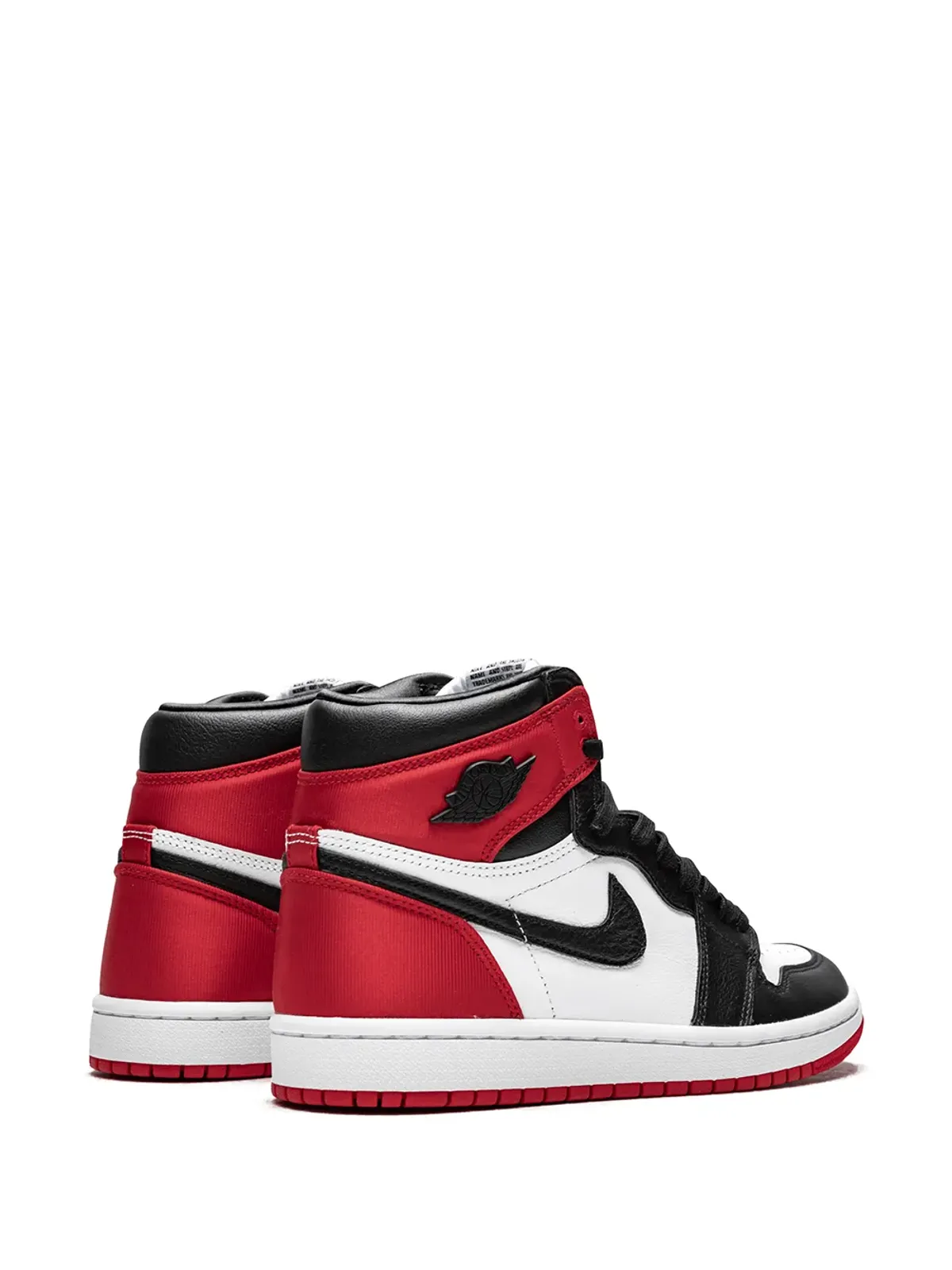 Jordan エア ジョーダン 1 ハイ OG サテンブラックトゥ スニーカー - 画像3