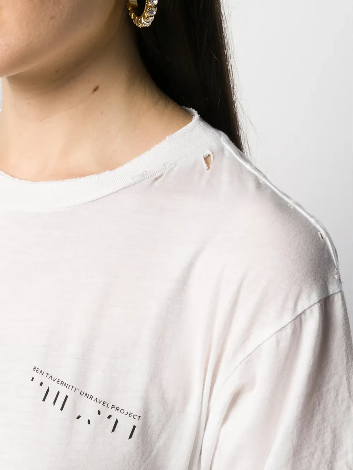 UNRAVEL PROJECT コントラストプリントTシャツ - 画像5