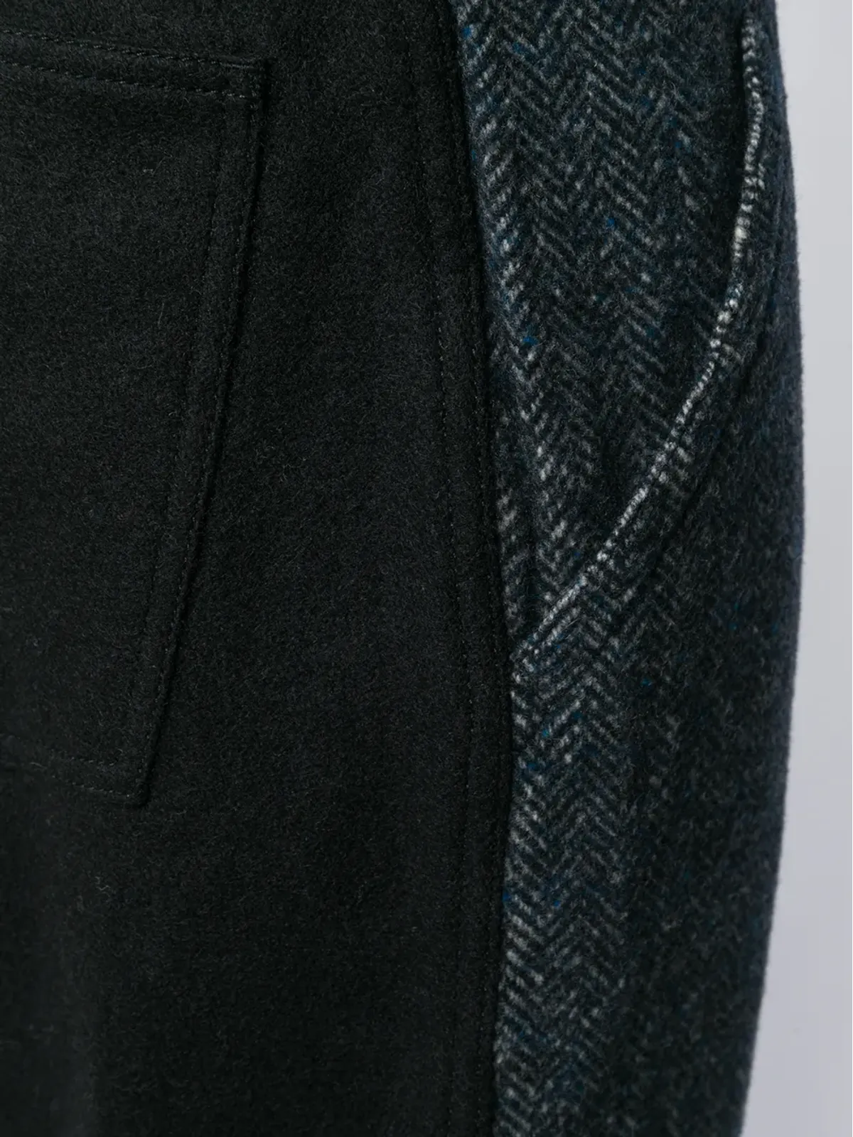 Comme Des Garçons Shirt コントラストのワイドレッグパンツ - 画像5