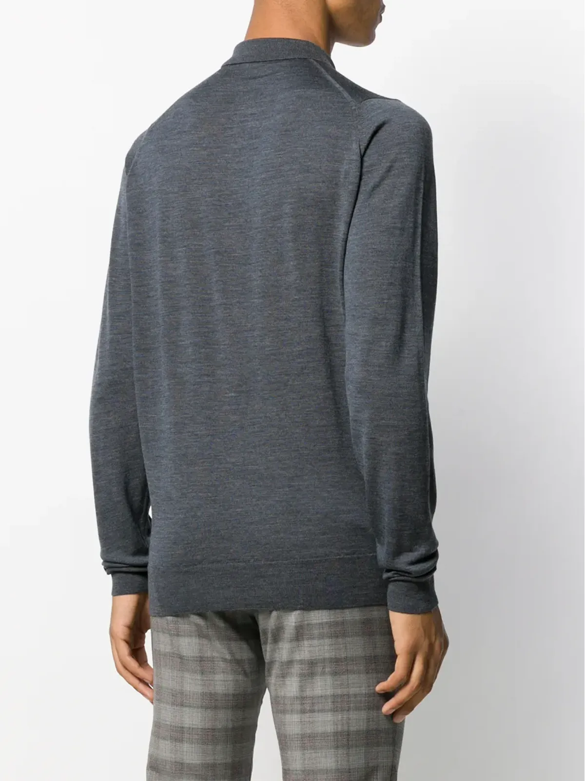 John Smedley Belperシャツ（グレー） - 画像4