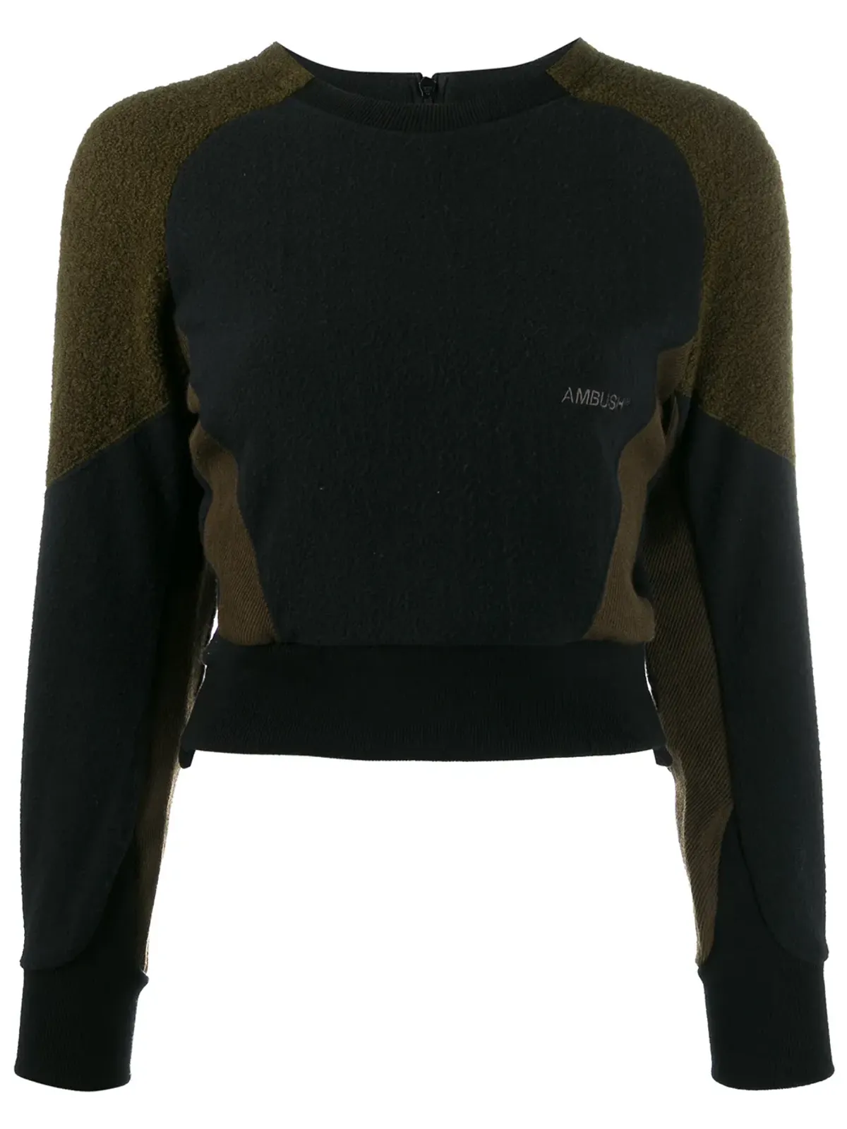 AMBUSH フリースパネル スウェットシャツ - ブラック - 画像1