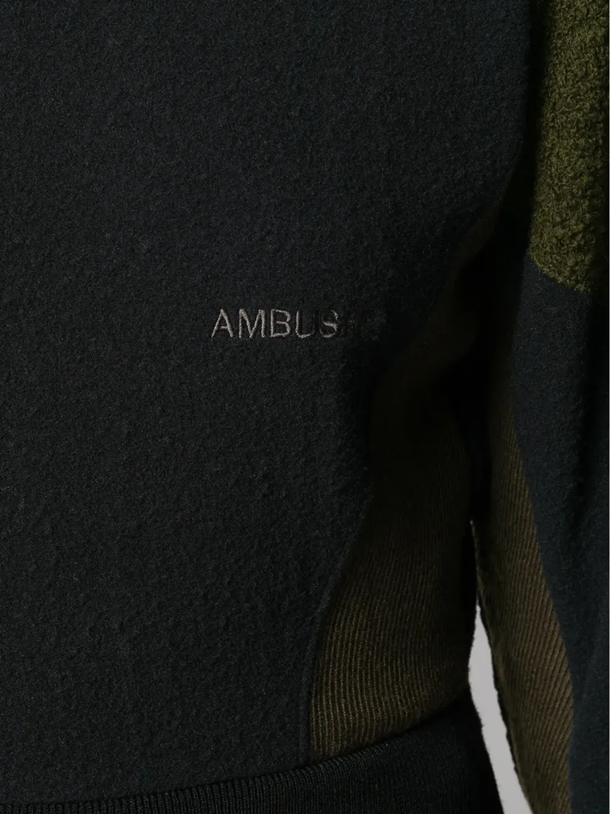 AMBUSH フリースパネル スウェットシャツ - ブラック - 画像5