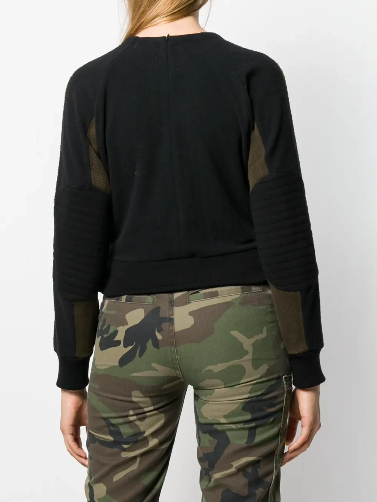 AMBUSH フリースパネル スウェットシャツ - ブラック - 画像4