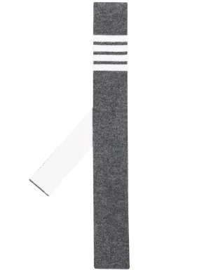 Thom Browne カシミヤニット4-Barタイ - グレー - サムネイル1