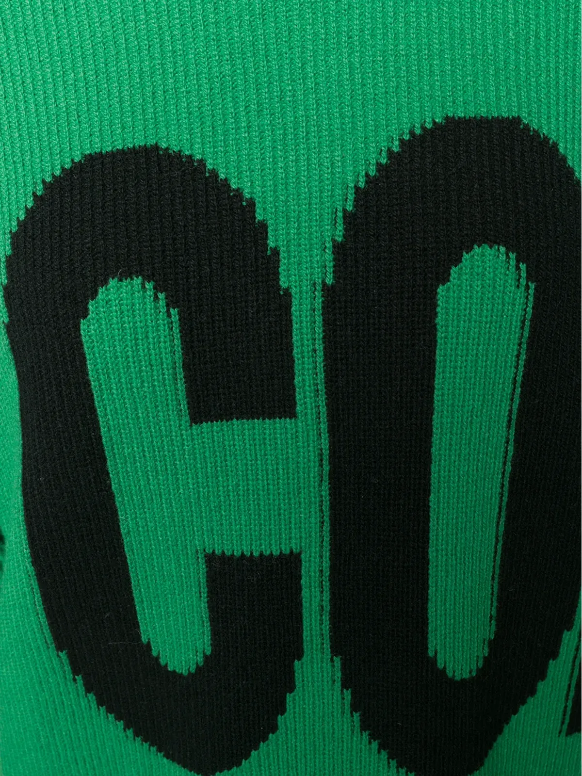 Colville グリーンのロゴ刺繍セーター - 画像5