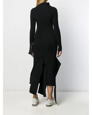 Off-White アシンメトリックニットドレス - サムネイル4