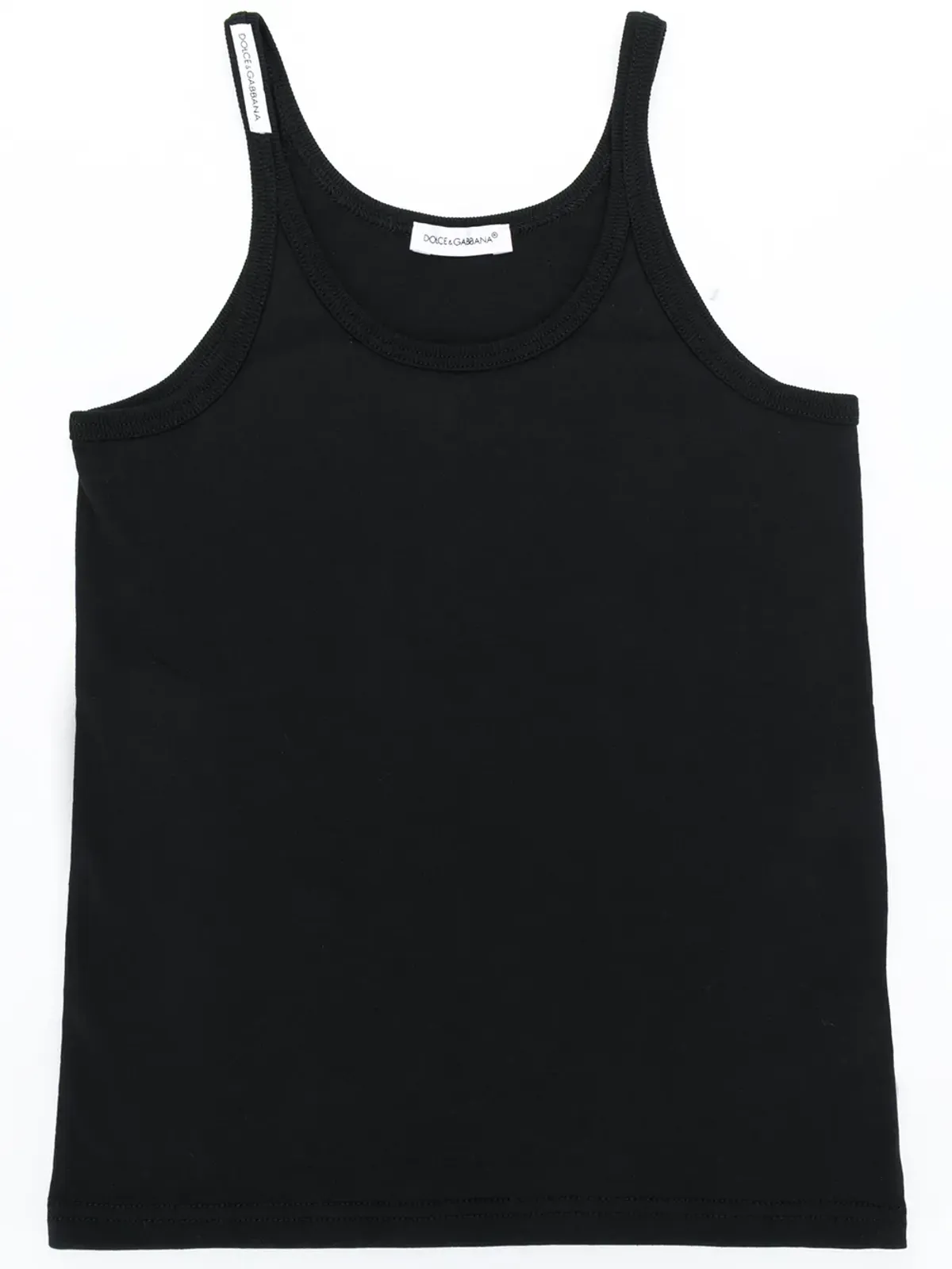 Dolce & Gabbana Kids コットン タンクトップ（2枚セット）- ブラック - 画像2