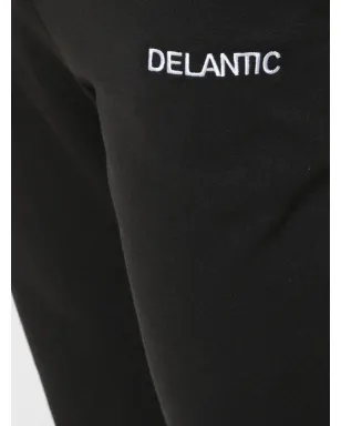 Delantic ロゴ入り ベルベット裏地付き ブラック Burrr Sweatpants トラックパンツ - サムネイル5