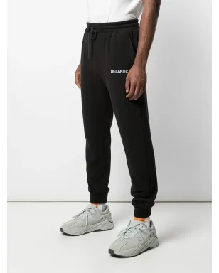 Delantic ロゴ入り ベルベット裏地付き ブラック Burrr Sweatpants トラックパンツ - サムネイル3
