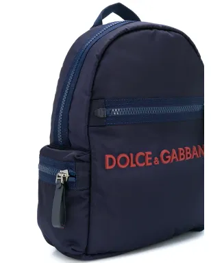 Dolce & Gabbana Kids 刺繍入りシェルバックパック - サムネイル2