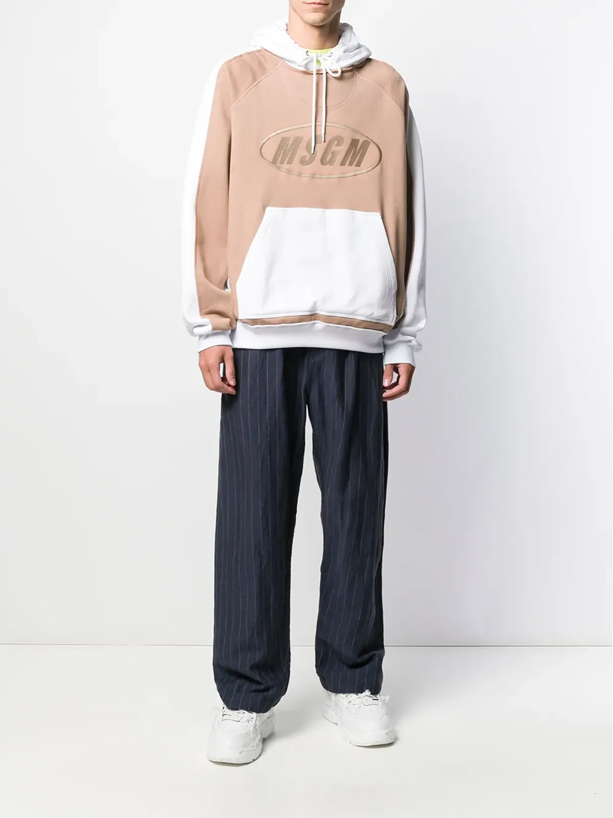MSGM ロゴ入りフード付きスウェット - 画像2