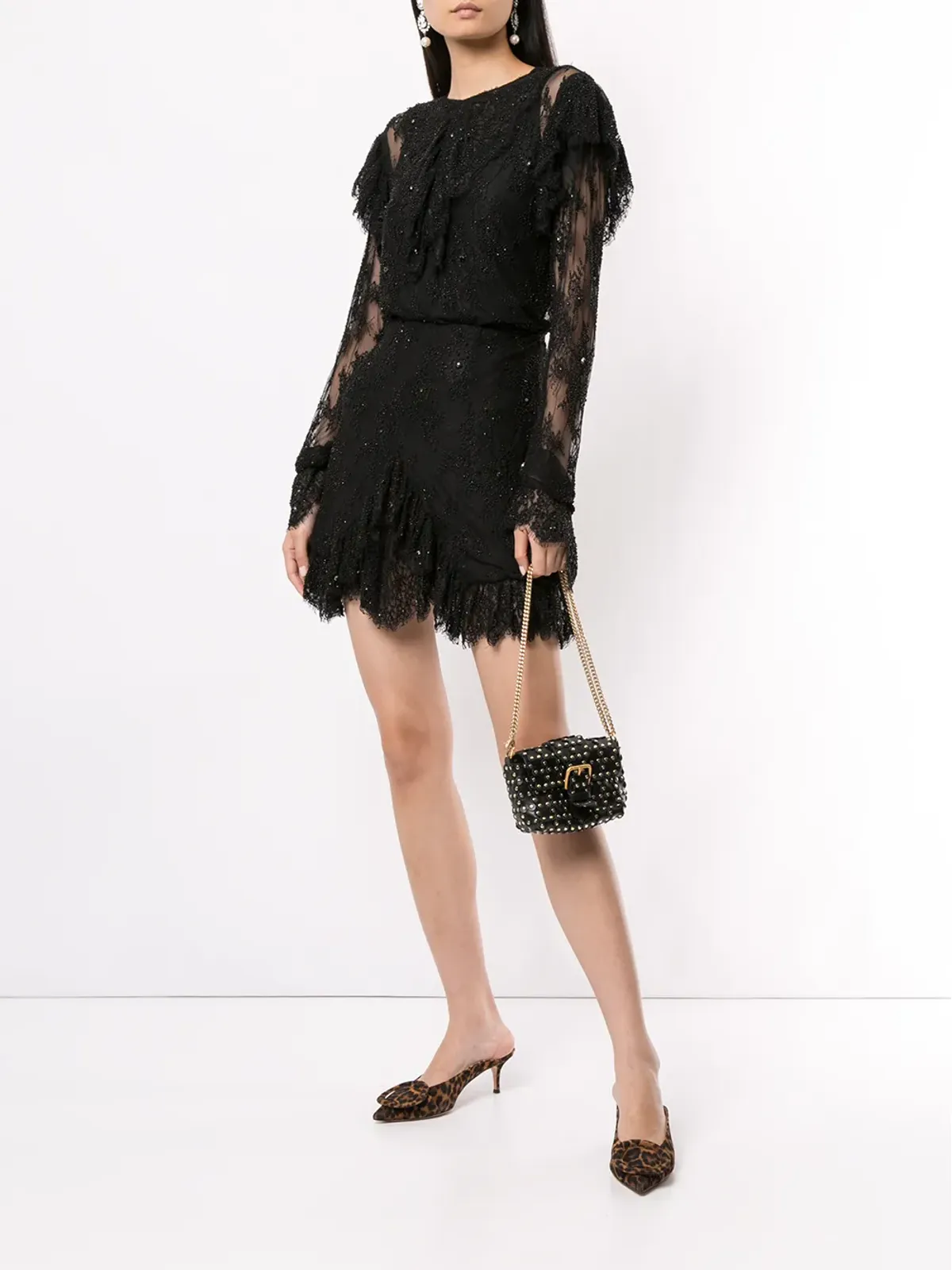 Macgraw Stone Love skirt - Black - 画像2