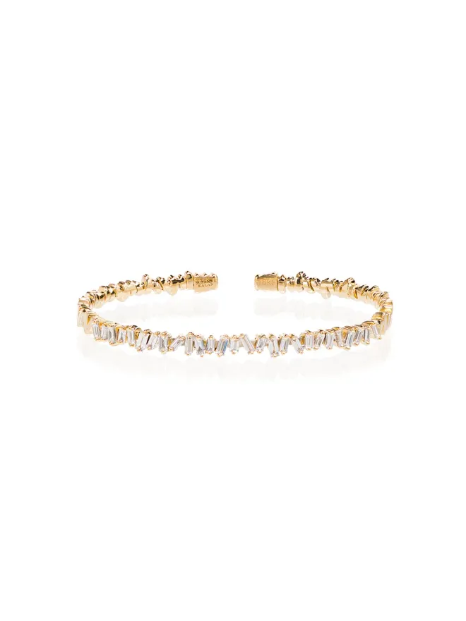 Suzanne Kalan Suzanne Kalan 18kt イエローゴールド ファイヤーワークス バングルの商品画像