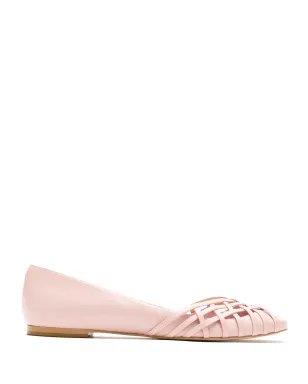 Sarah Chofakian Victoriaレザー バレエシューズ - ピンク - サムネイル1