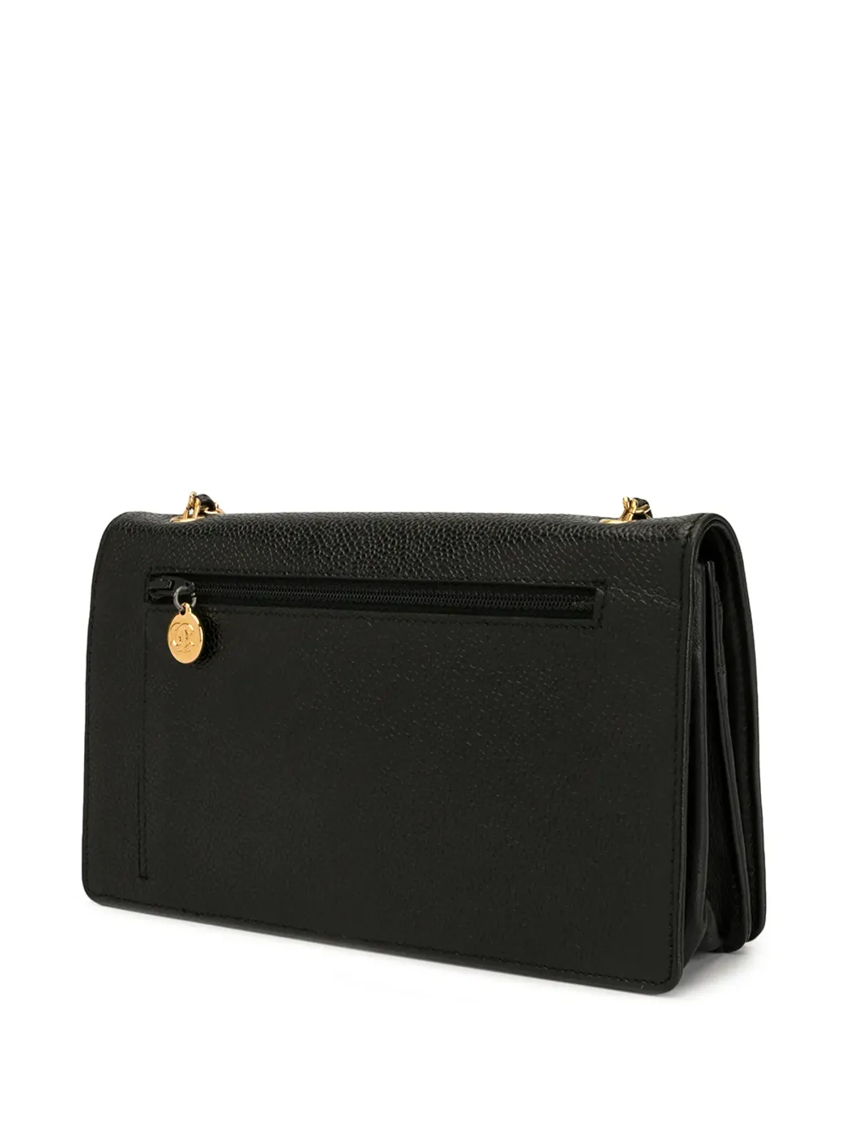 CHANEL ビンテージ CC WOC - ブラック - 画像3