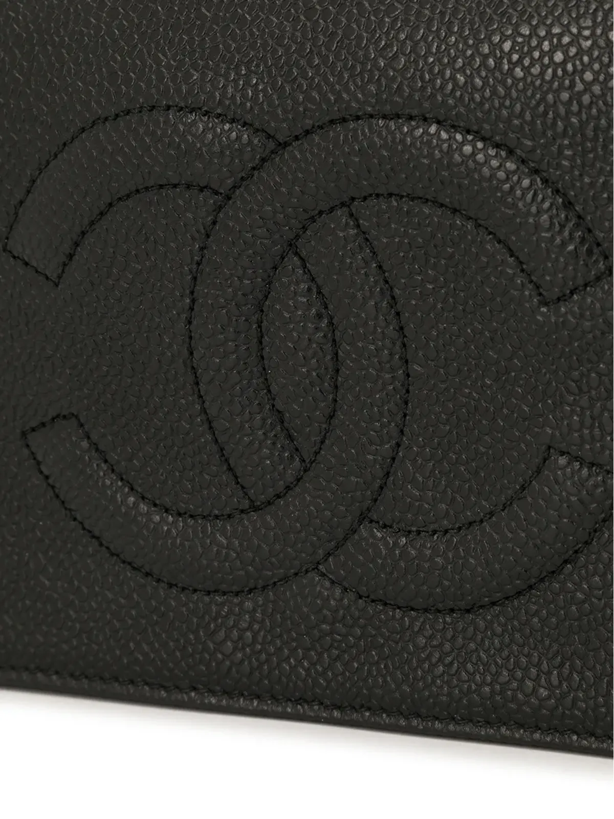 CHANEL ビンテージ CC WOC - ブラック - 画像4