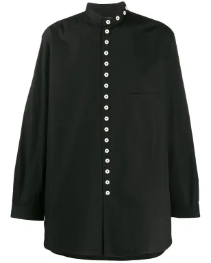 Yohji Yamamoto コントラストボタンシャツ - サムネイル1